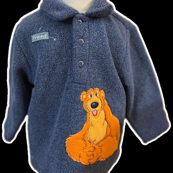 Disney Other - (Vtg) Bear In The Big Blue House Fleece Sweater
